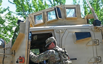119th Airman Boards MATV