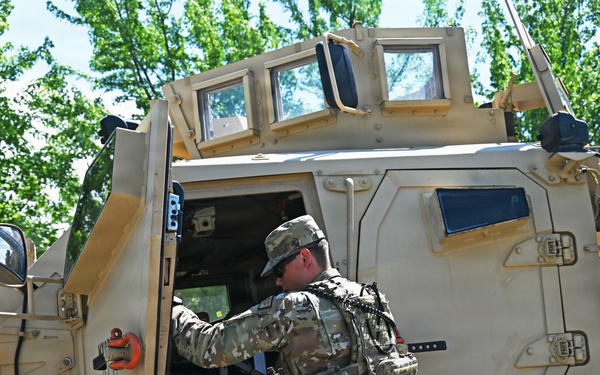 119th Airman Boards MATV