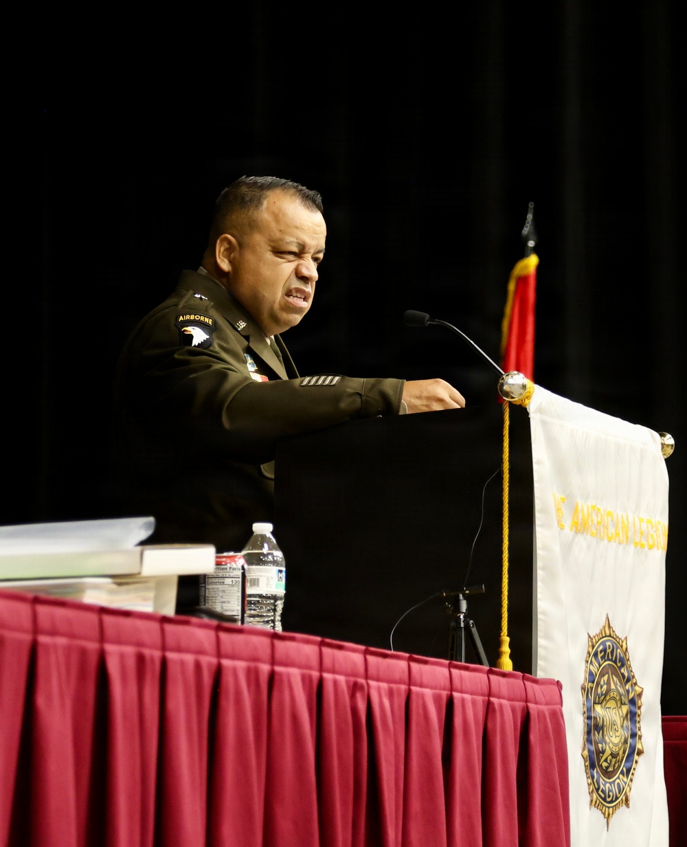 Brig. Gen. Jorge Fonseca Addresses 107th American Legion Department of Illinois Convention