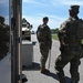 119th Airmen Monitor Entry Control Point