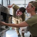 119th Wing Services Airman Troubleshoot Kitchen Gas Leak