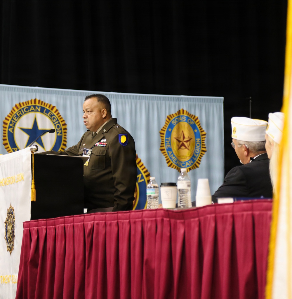 Brig. Gen. Jorge Fonseca Addresses 107th American Legion Department of Illinois Convention