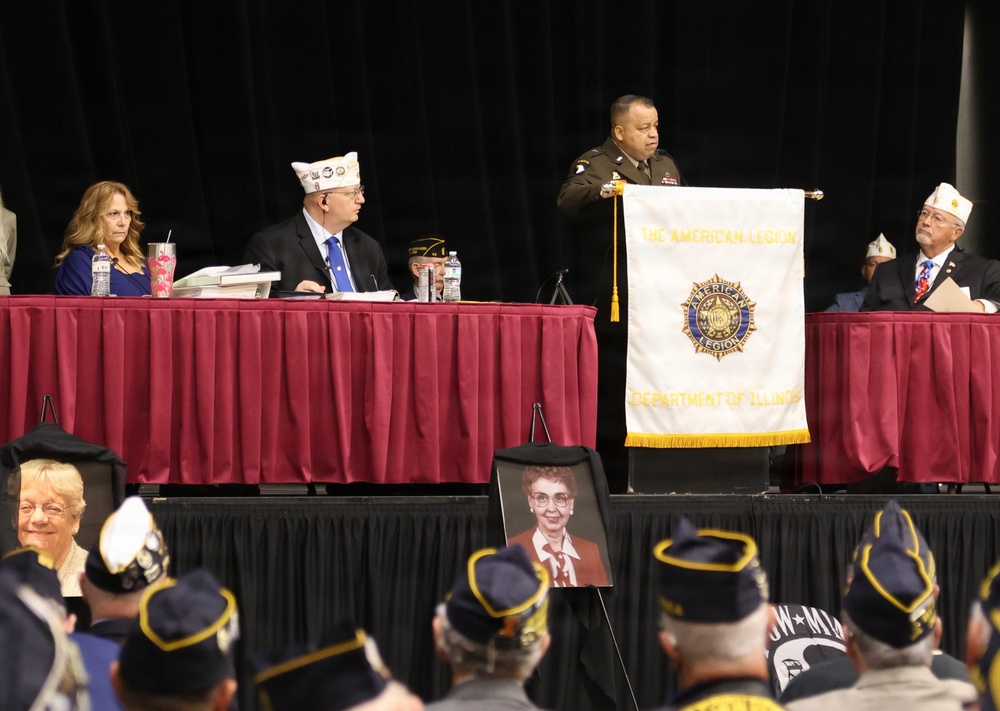 Brig. Gen. Jorge Fonseca Addresses 107th American Legion Department of Illinois Convention
