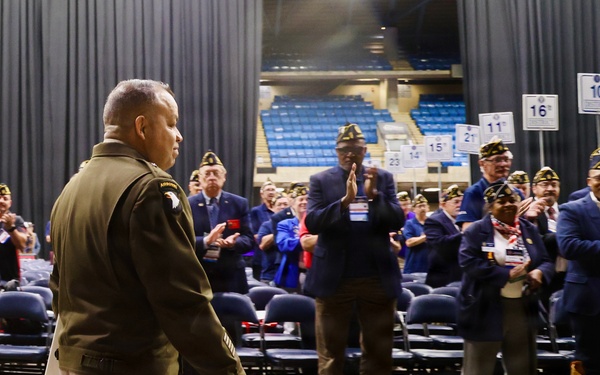 Brig. Gen. Jorge Fonseca Addresses 107th American Legion Department of Illinois Convention