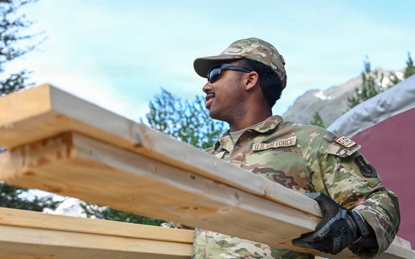 169th Civil Engineer Squadron continues construction during Alaska Deployment for Training