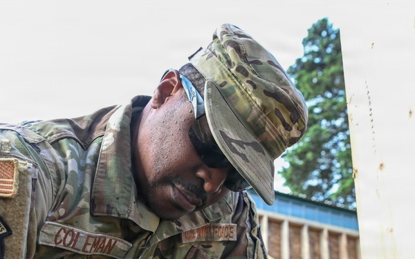 169th Civil Engineer Squadron continues construction during Alaska Deployment for Training
