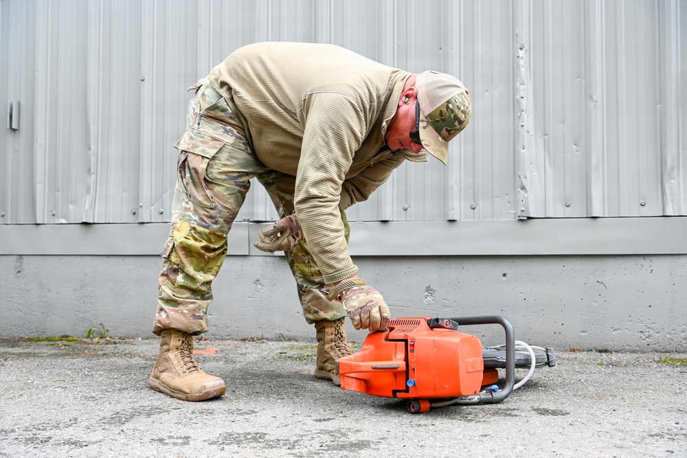 169th Civil Engineer Squadron continues construction during Alaska Deployment for Training