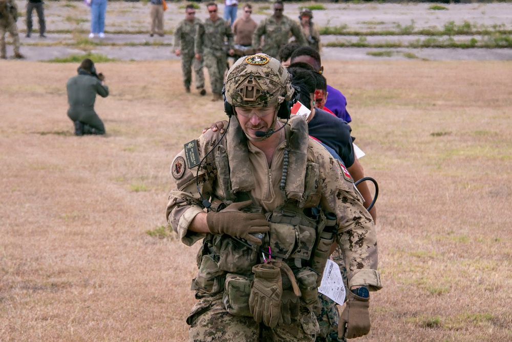 U.S. Military and partner nations participate in HADR exercise during RIMPAC 2026