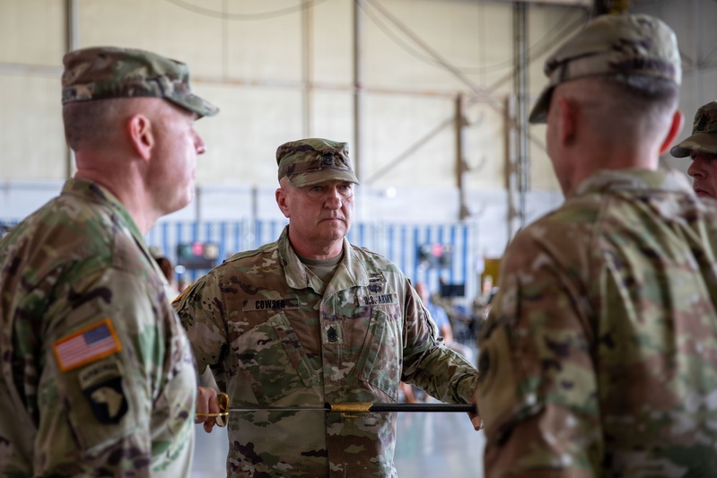 Cowser Takes Responsibility as Georgia National Guard's Newest Senior Enlisted Leader