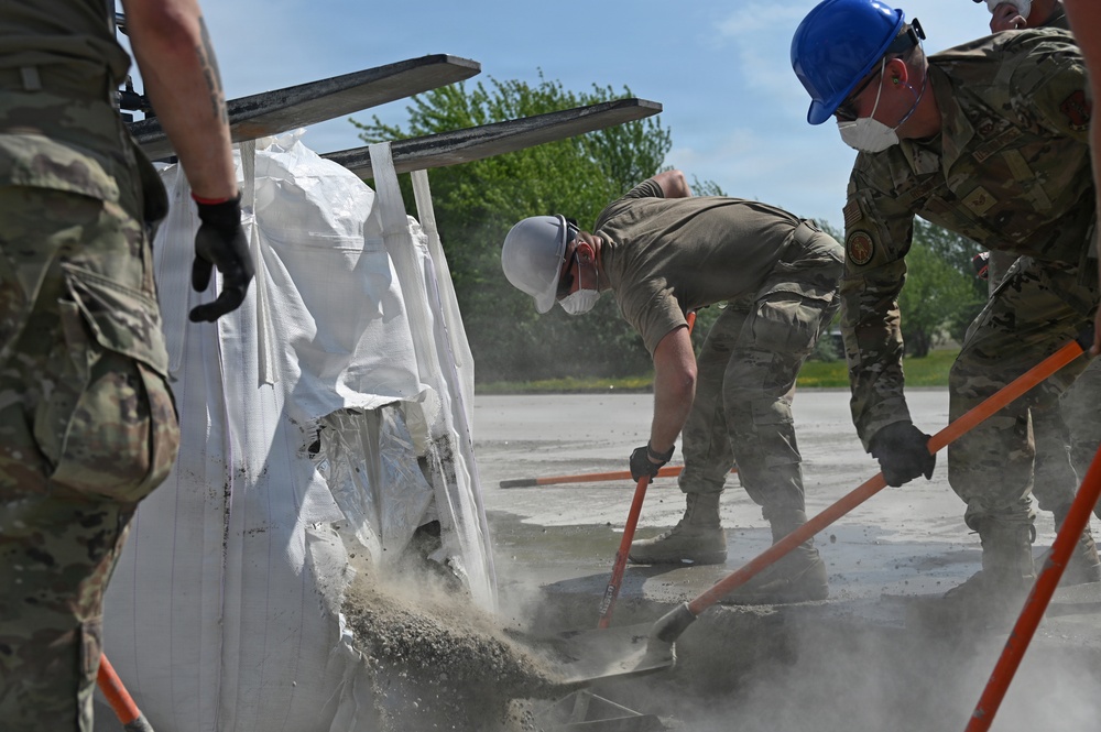 119th Wing Airmen Conduct Slash and Splash