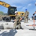 119th Wing Airmen Measure Depth of Crater