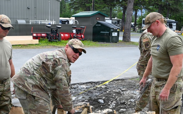 169th Civil Engineer Squadron develops expeditionary engineering skills in Seward