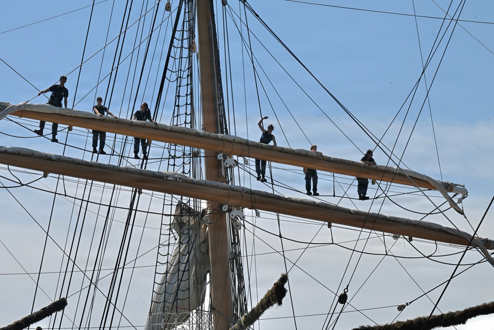 Boston holds Parade of Sail in the harbor for Sail 250