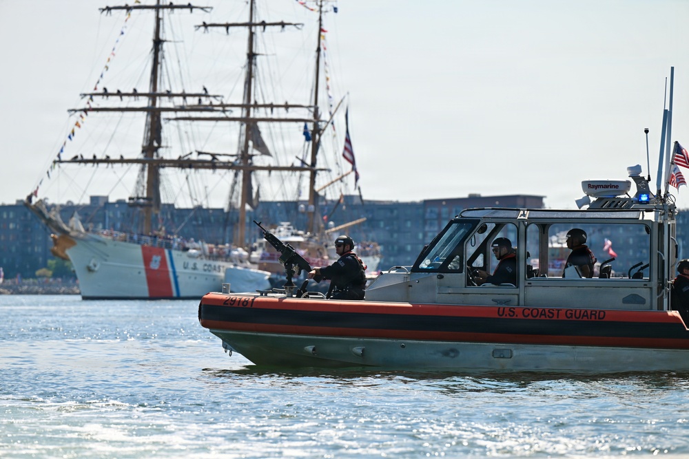 Boston holds Parade of Sail in the harbor for Sail 250