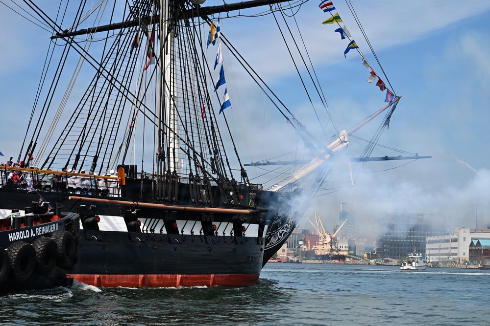 Boston holds Parade of Sail in the harbor for Sail 250