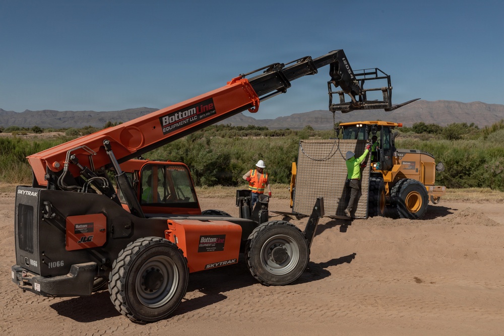 HESCO barrier installation continues in NDA 2