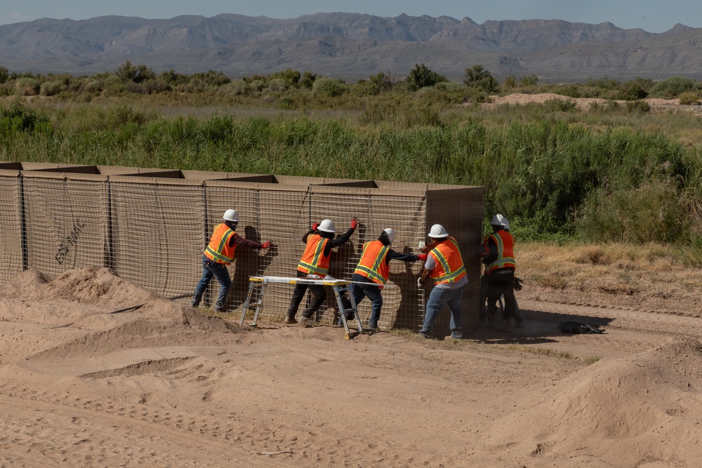 HESCO barrier installation continues in NDA 2