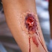 U.S. and foreign allies moulage simulated patients in joint mass causality medevac drills on Ford Island