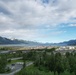 Mountains surround Seward Military Resort during Deployment for Training