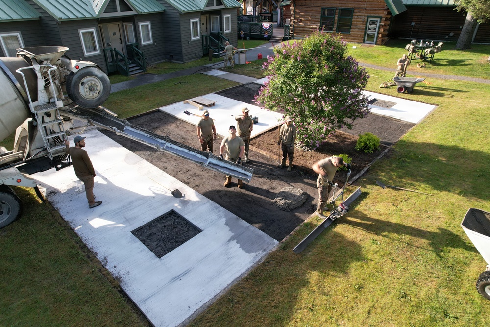 169th Civil Engineer Squadron completes infrastructure improvements during Alaska Deployment for Training