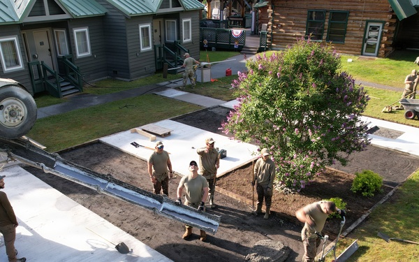 169th Civil Engineer Squadron completes infrastructure improvements during Alaska Deployment for Training