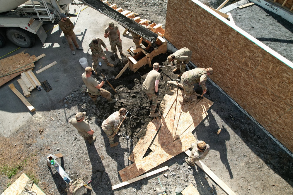 169th Civil Engineer Squadron completes infrastructure improvements during Alaska Deployment for Training