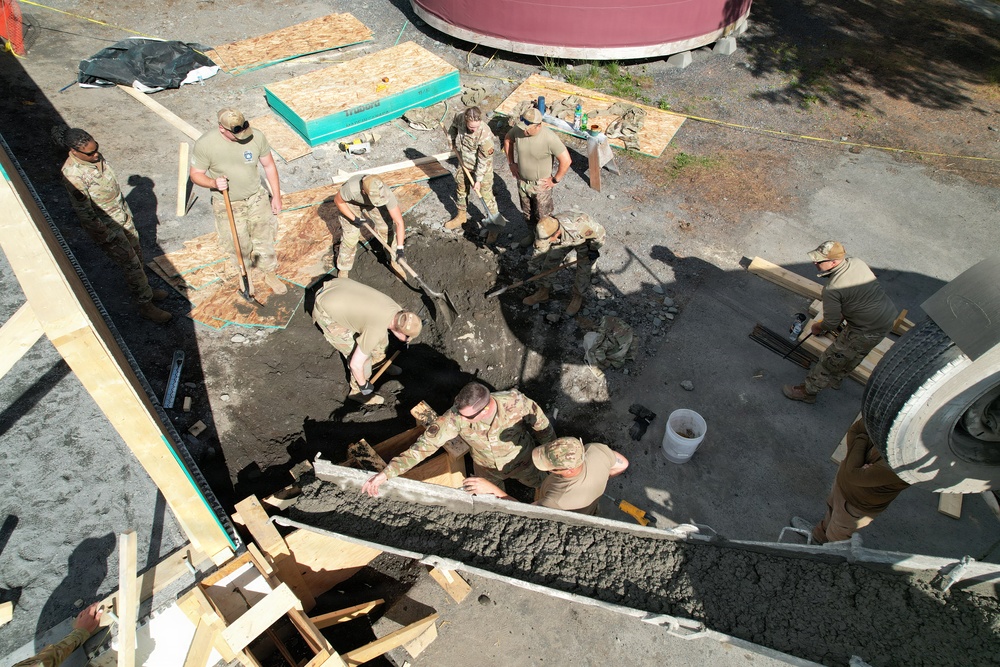 169th Civil Engineer Squadron completes infrastructure improvements during Alaska Deployment for Training