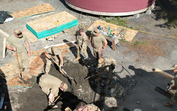 169th Civil Engineer Squadron completes infrastructure improvements during Alaska Deployment for Training
