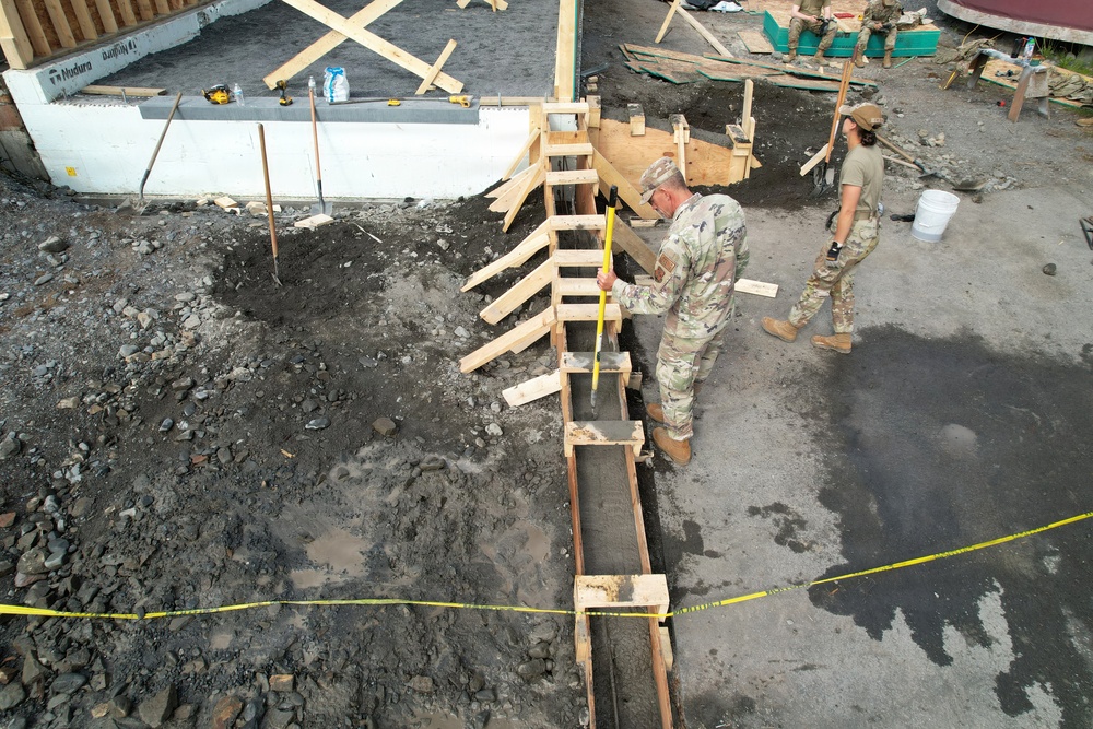 169th Civil Engineer Squadron completes infrastructure improvements during Alaska Deployment for Training