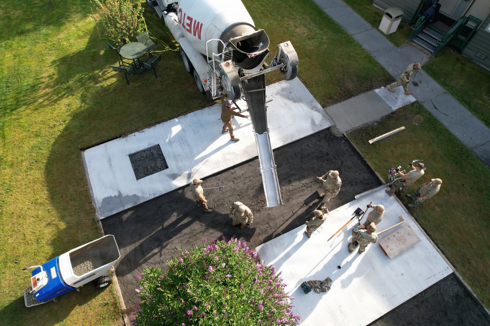 169th Civil Engineer Squadron completes infrastructure improvements during Alaska Deployment for Training