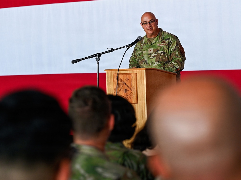 Garrido takes command of 552nd Maintenance Squadron