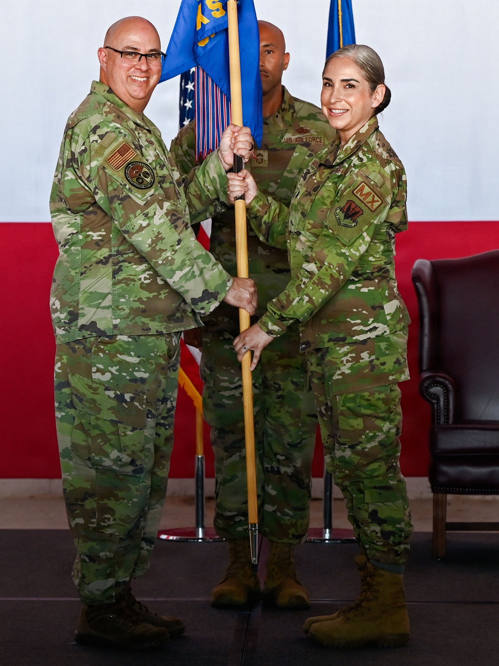 Garrido takes command of 552nd Maintenance Squadron