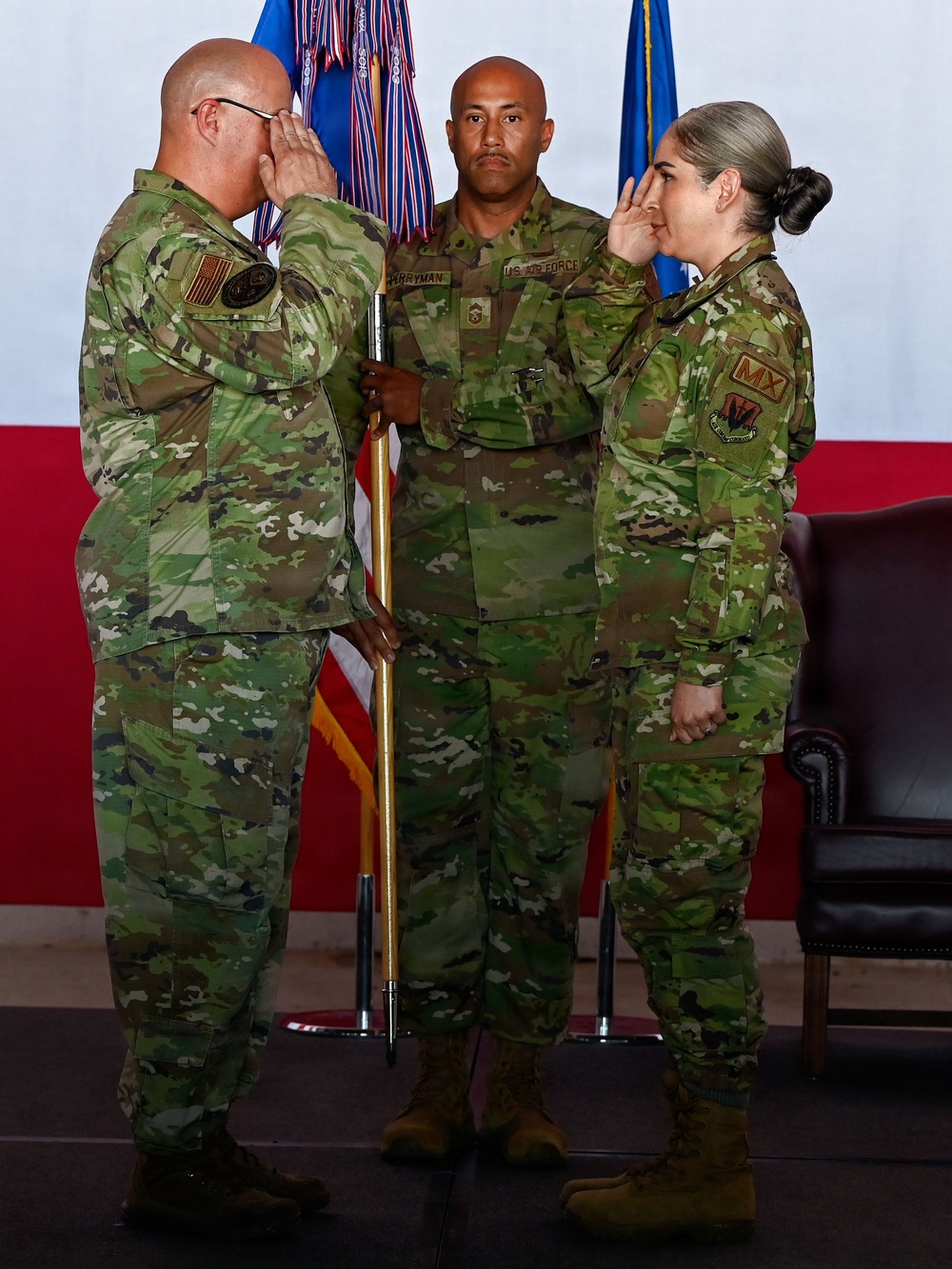 Garrido takes command of 552nd Maintenance Squadron