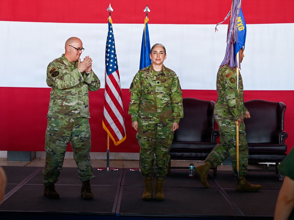 Garrido takes command of 552nd Maintenance Squadron