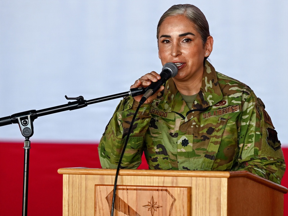 Garrido takes command of 552nd Maintenance Squadron