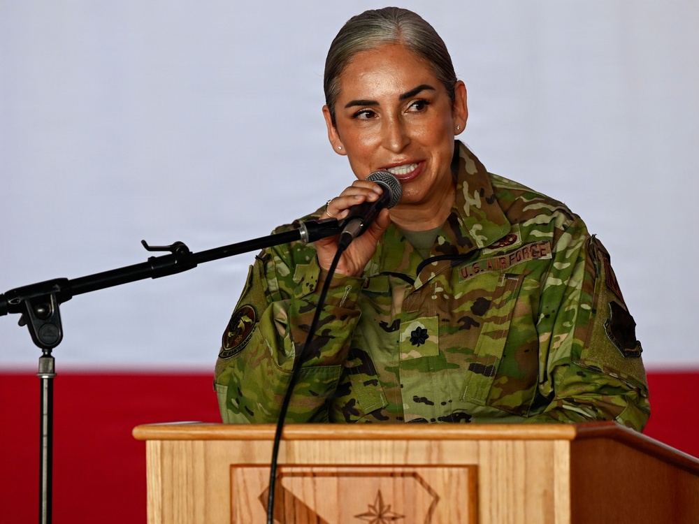 Garrido takes command of 552nd Maintenance Squadron