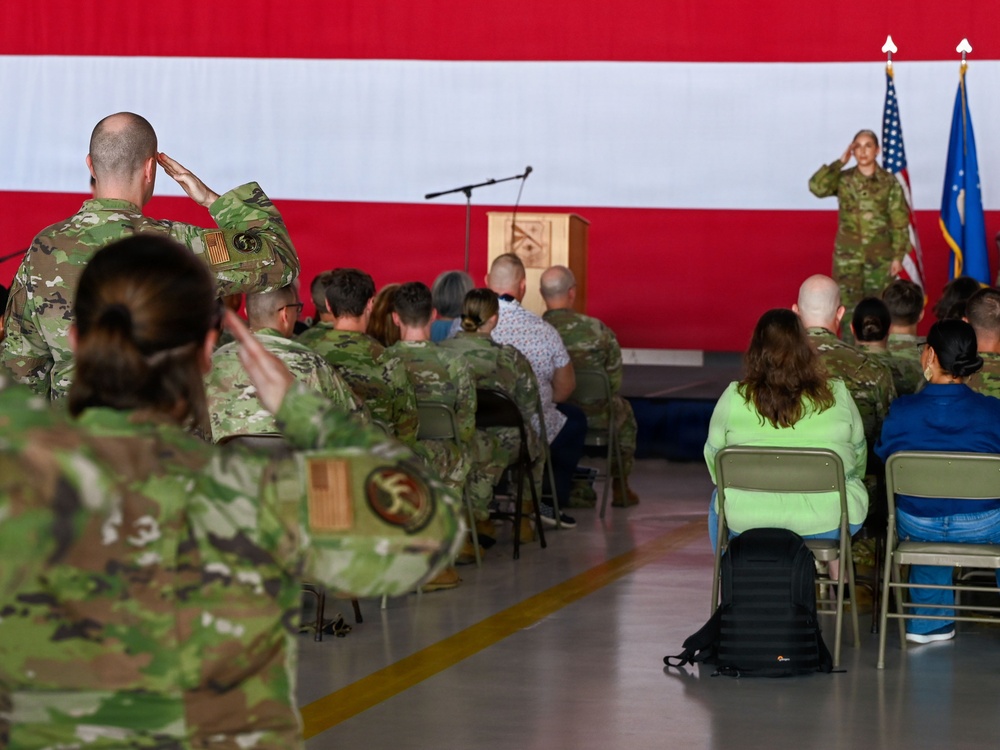 Garrido takes command of 552nd Maintenance Squadron
