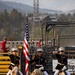 U.S. Marine Corps Mounted Color Guard participates in the Rooftop Rodeo
