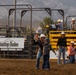U.S. Marine Corps Mounted Color Guard participates in the Rooftop Rodeo