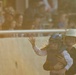 U.S. Marine Corps Mounted Color Guard participates in the Rooftop Rodeo