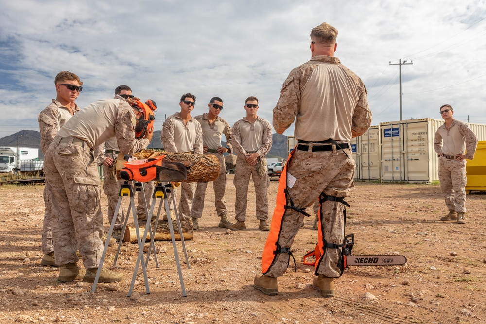 JTF-SB Marines conduct bucking operations