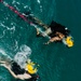U.S. Navy and Royal New Zealand Navy divers conduct salvage training