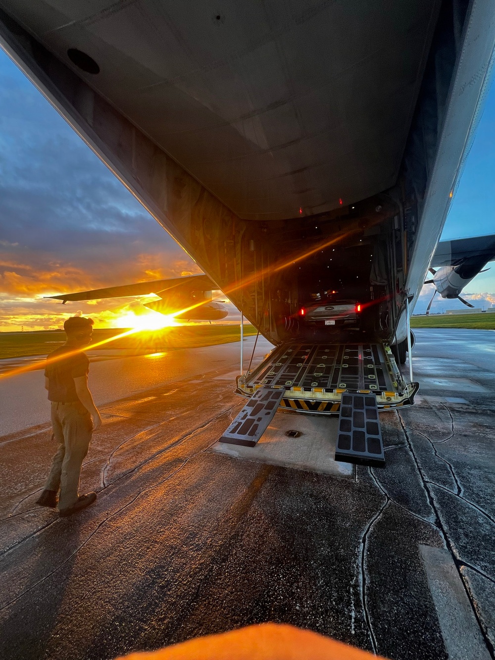 U.S. Coast Guard transports equipment, partners for port recovery