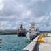 U.S. Coast Guard cutters in Apra Harbor after Super Typhoon Bavi