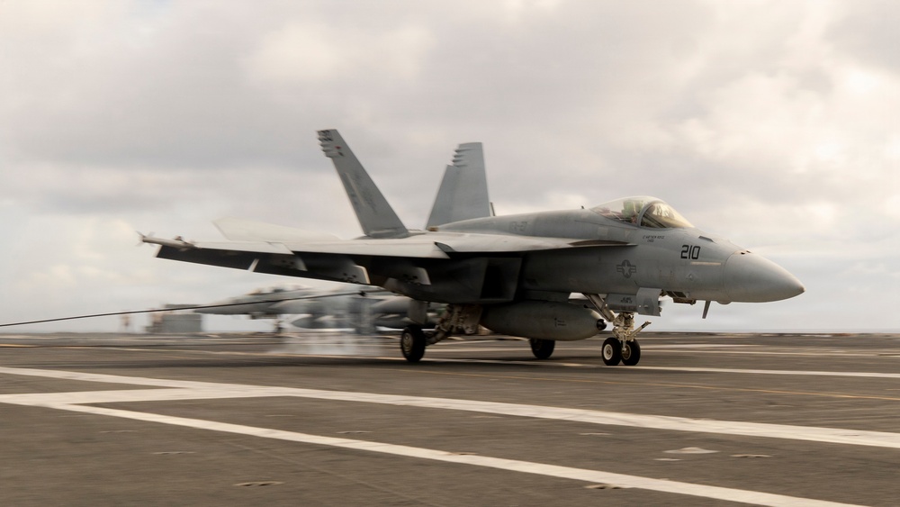 George Washington Conducts Flight Operations