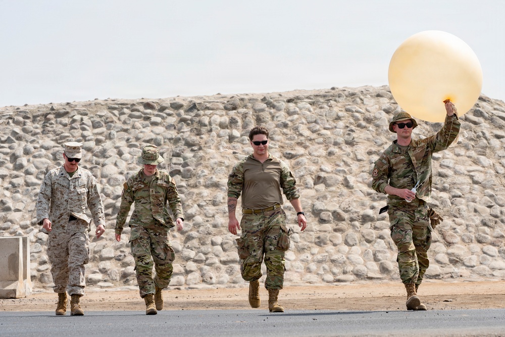 CJTF-HOA Weather Balloon Launch