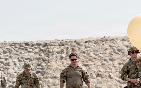 CJTF-HOA Weather Balloon Launch