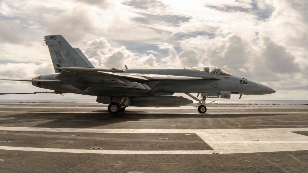 George Washington Conducts Flight Operations