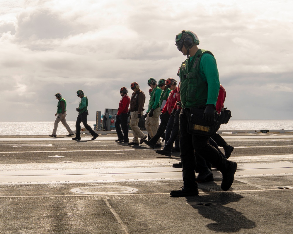 George Washington Conducts Flight Operations