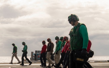 George Washington Conducts Flight Operations